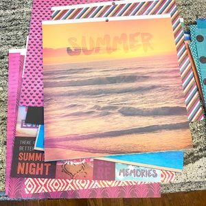 Cardstock, scrapbook paper